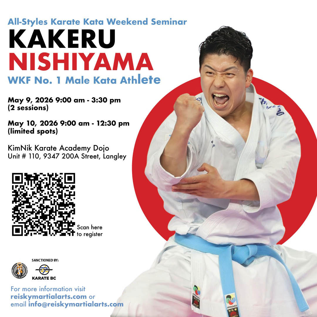 KAKERU NISHIYAMA All-Styles Karate Kata Seminar