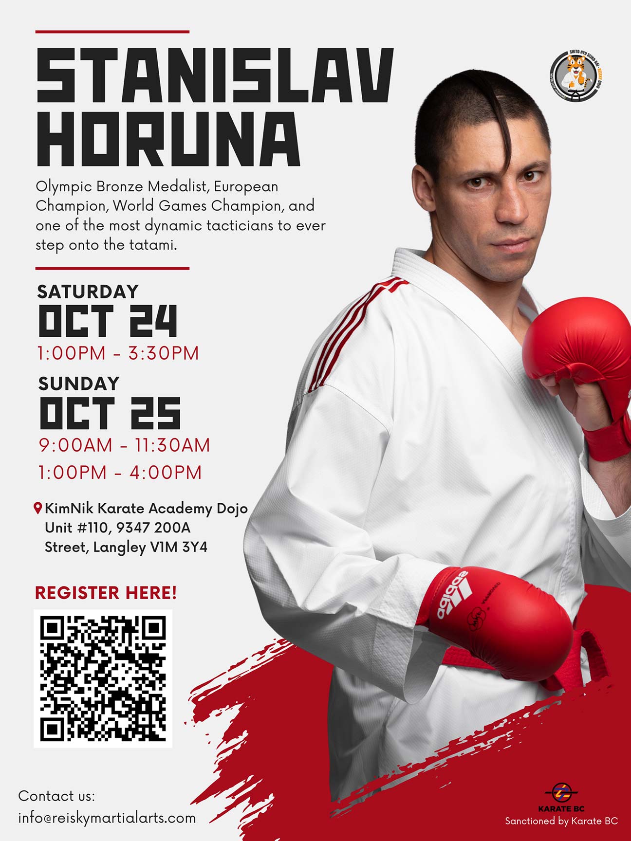 Stanislav Horuna Kumite Training in BC